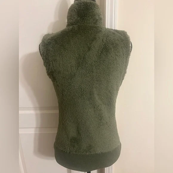 The North Face Women's Olive Fleece Vest - Picture 3 of 5